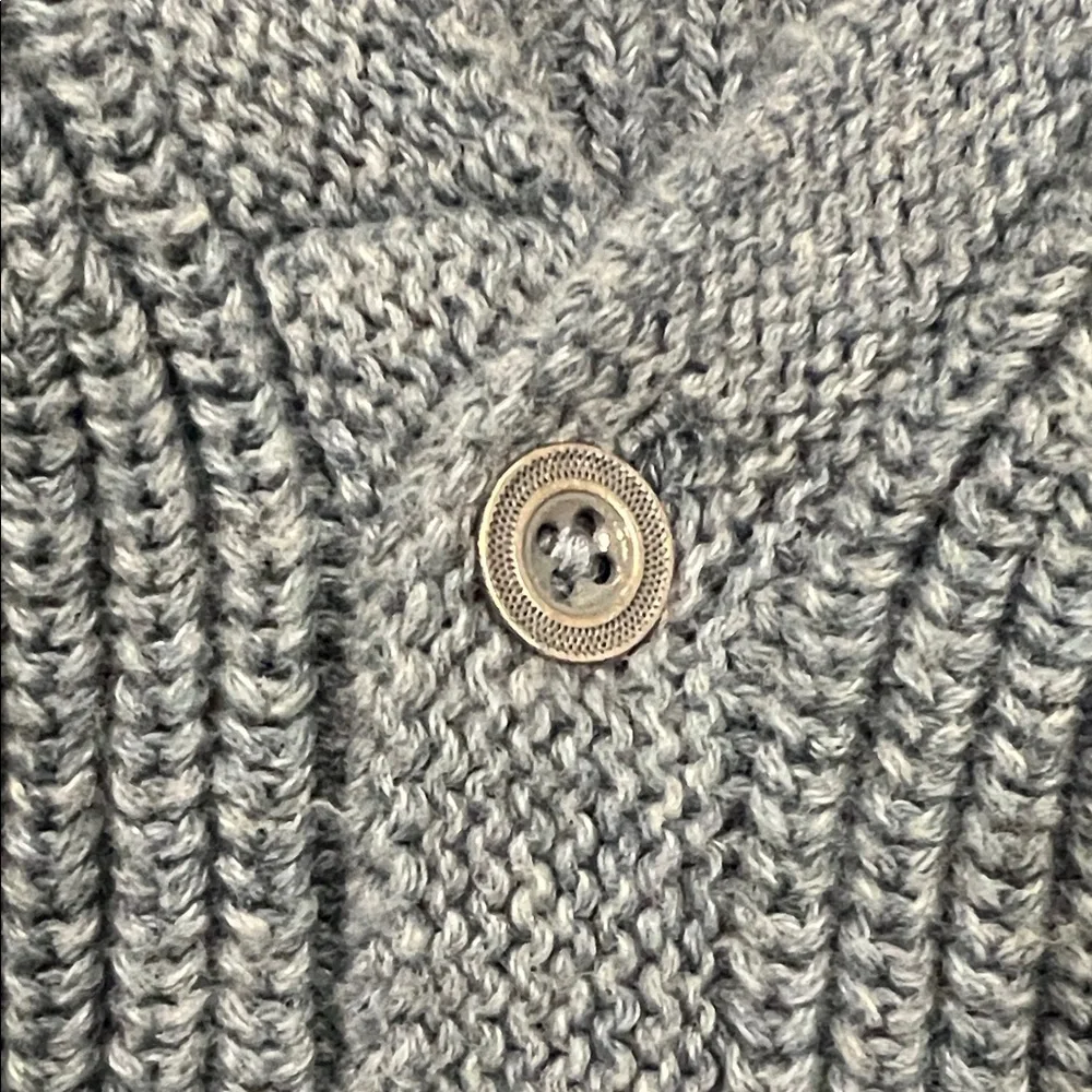 Ralph Lauren boys Gray Knit Cardigan size 3-6mons
